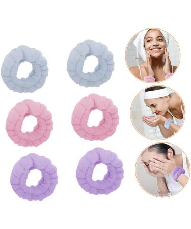 FOMIYES 3paires Bracelets pour Laver le Visage Manchettes lastiques Flanelle de Bracelets Spa pour Nettoyage du Visage - Buy Online on GoSupps.com