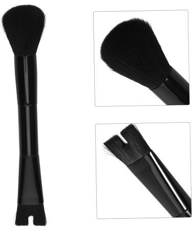 Healeved Aluminum Tube Nose Shadow Brush Nylon Loose Powder Brush Powder Brush Concealer Brush 13.50X2.50X2.00CM Black - Buy Online on GoSupps.com