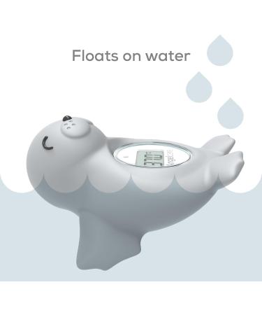 Angelcare Happy Seal Baby Bathroom Thermometer Grey - Buy Online on GoSupps.com