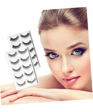 5 Pairs Fake eyelashes beauty accessories fluffy false self adhesive eyelashes natural look fake lashes magnetic eyelash natural false lashes Girl Eyelash 3d Hand made fiber - Buy Online on GoSupps.com