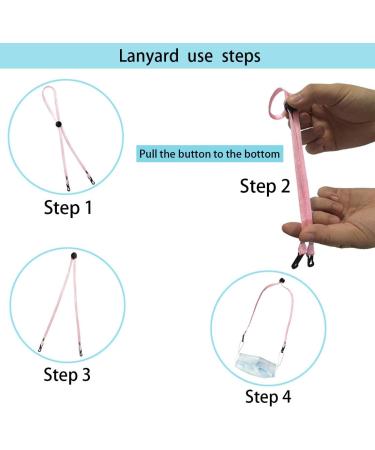 Mask Lanyard Straps - Adjustable Length Mouth Covering Straps Lanyards for Back of Head or Neck Mask Fixed Lanyard 20PCS - Buy Online on GoSupps.com