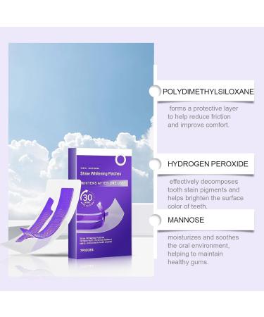 Blanchiment des dents violet bandes blanchissantes jaunes doux et s r forte adh rence pour tous types de dents 3pc - Buy Online on GoSupps.com