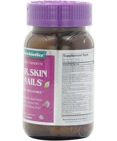 FutureBiotics Hair, Skin & Nails - 75 Tablets | Boost Beauty & Health - Buy Online on GoSupps.com