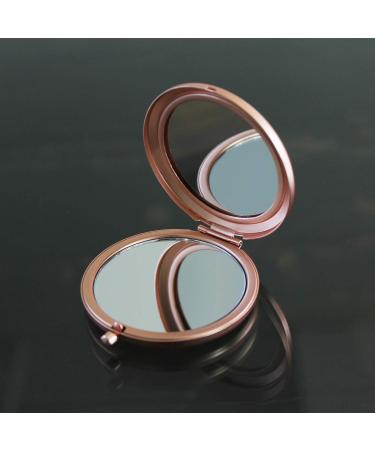 Onederful Aunt Gifts - Compact Pocket Mirror for Aunt from Nephew - Birthday & Mother's Day Ideas - Rose Gold - Buy Online on GoSupps.com