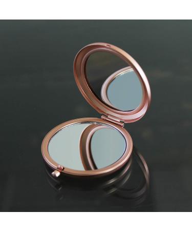 Onederful Aunt Gifts - Travel Compact Pocket Mirror for Aunt - Birthday Ideas from Nephew and Niece - Rose Gold - Buy Online on GoSupps.com