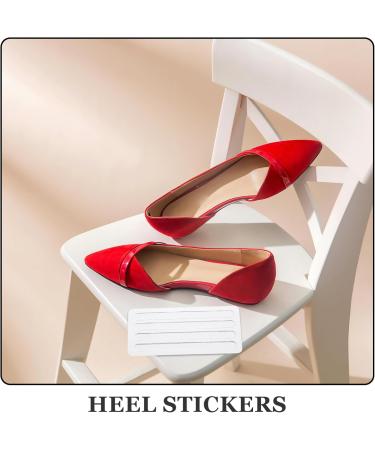 Silicone Gel Heel Grips - 8pcs Cushioned Heel Pads & Liners for Loose High Heels | Adhesive Shoe Inserts & Stickers - Buy Online on GoSupps.com
