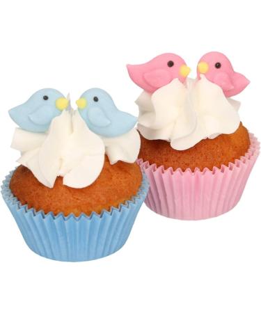 FunCakes Sugar Decorations Love Birds: Ready to Use for Cake Decoration Perfect for Cupcakes Muffins and more Glutenfree certified Set/16 Mix 6 - Buy Online on GoSupps.com