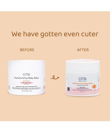 CIT_TA Moisturizing Baby Balm | 8 Natural Oils & Shea Butter | Gentle Moisturizer for Dry & Sensitive Skin | 100 gm - International Shipping Available - Buy Online on GoSupps.com