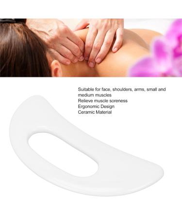 Gua Sha Massage Device with Handle - Large Gua Sha Tool for Neck Face Leg Massage & Lymphatic Drainage - Cellulite Removal - Buy Online on GoSupps.com