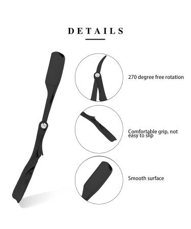 Professional Foldable Straight Edge Razor for Barbers | Ergonomic Grip & Lightweight Design | Manual Turf Razor for Men - Buy Online on GoSupps.com