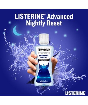 Buy Listerine Nightly Reset Solution 400ml - Fresh Breath & Oral Care | International Shipping Available - Buy Online on GoSupps.com
