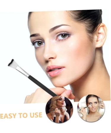 Beavorty portable nose brush contour brush Highlighter Makeup Brush nose contour brush 18.50X1.00X1.00CM Black - Buy Online on GoSupps.com