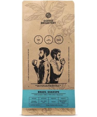 Coffee Broastery Coffee Beans Set 2x1kg 2000g | Nicaragua Colibr Azul | Brazil Guaxupe | Specialty Coffee | Freshly Roasted - Buy Online on GoSupps.com
