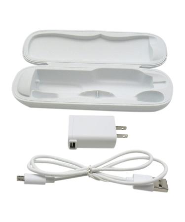 Economical Travel Charger Case w/AC Charer + USB Cable Compatible with Philips Sonicare HX6xxx HX89 HX91 Series