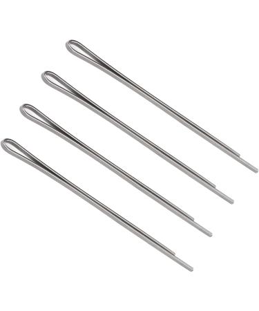 Hair Pins Washable Round Edge Alloy Material Portable Women Flat Hair Clips Black Multifunctional Makeup Home Salon - Buy Online on GoSupps.com