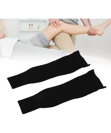 Buy Sonew Thigh-High Compression Stockings - Black S to XXL | Toe-Free Long Leg Gores for Men & Women | Non-Slip Travel & Sports Socks - Buy Online on GoSupps.com