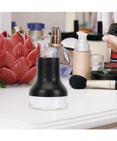 Mobestech Refillable Loose Powder Container with Brush | Acrylic Makeup Jar for Women and Girls - Buy Online on GoSupps.com
