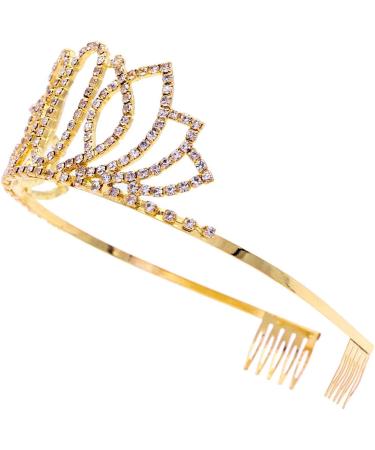 Frcolor Birthday Tiara Rhinestone 30th Birthday Crowns Happy 30th Birthday (Gold) - Buy Online on GoSupps.com