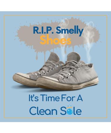 Clean Sole Shoe Odor Destroyer and Foot Odor Eliminating Spray Extra Strength Formula to Remove and Prevent Shoe Odors and Smells - 4 Fl Oz - Buy Online on GoSupps.com