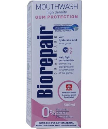 Biorepair: " Collutorio " Mouthwash High Density Gum Protection 500ml /16.91 fl.oz Pack of 3 - Buy Online on GoSupps.com
