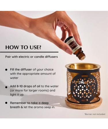 Resin of Frankincense Essential Oil Diffuser Blend 30ml by Aromafume | Boswelia Carterii & Commiphora Myrrha | Native to East Africa & India | Calms & Relaxes | Charged with Pure Resins - Buy Online on GoSupps.com