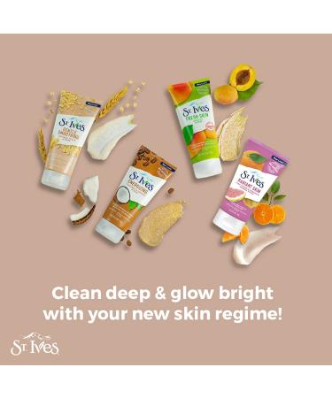 St. Ives Oatmeal Face Scrub & Mask, Gentle Smoothing Formula - 6 oz - Buy Online on GoSupps.com