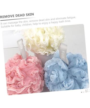 Gogogmee 1 Bathing Ball Bath Sponge Scrubber Sponges Mesh Shower Sponge Body Sponge Esponja para Ba arse Loofah Dish Sponge Cosmetic Bath Flower Bath Products Bath Ball Powder Puff - Buy Online on GoSupps.com