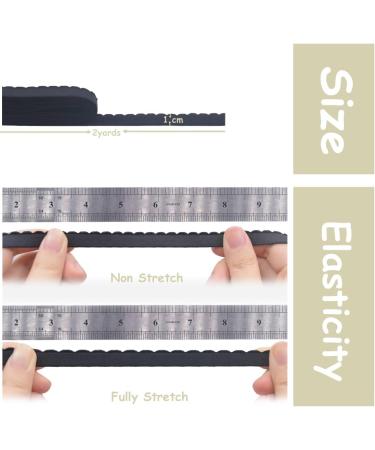 Bristlegrass Picot Plush Bra Strap Elastic Band 3/8 Nylon Spandex Shoulder Tape - 12 Yards Combo | Lingerie Underwear Sewing Trim - Buy Online on GoSupps.com