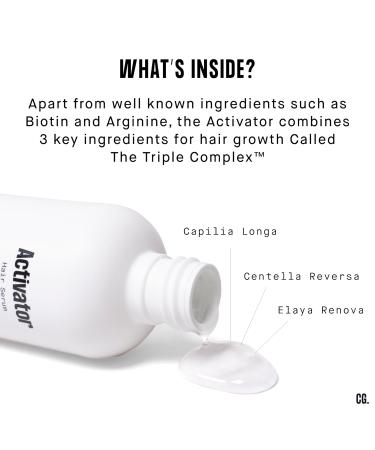 Copenhagen Grooming Hair Activator - Natural Hair Growth Serum for Men & Women | Veganic Hair Loss Treatment - Buy Online on GoSupps.com