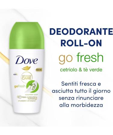  Italian Gourmet E.R. Dove Roll-On Advanced Care Anti-Deodorant Anti-Demineralizing Formula Sensitive Triple Action Moisturizing 48-Hour Protection 12 x 50ml + Italian Gourmet Polpa 400g - Buy Online on GoSupps.com