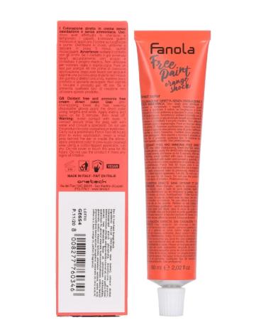 Buy Fanola Free Paint Orange Shock 100ml - Vibrant Orange Hair Color | International Shipping Available - Buy Online on GoSupps.com
