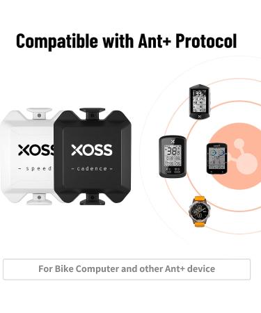 XOSS X1 Suite Speed/Cadence Sensor for Cycling - ANT+/Bluetooth 4.0 Wireless RPM Speedometer, Cadence Sensor for Road/Spinning/Stationary Bike - Compatible with Wahoo, Garmin, Zwift, Strava - Buy Online on GoSupps.com