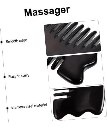 Minkissy 3-Piece Massage Comb Set | Head Massager Facial Roller & Hair Pick for Ultimate Relaxation & Teasing - Buy Online on GoSupps.com