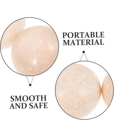 Minkissy 2 Piece Jade Fitness Handballs - Hand Exercise & Massage Balls for Outdoor Boccia - Premium Jade Rolling Balls for Hand Strength & Relaxation - Buy Online on GoSupps.com