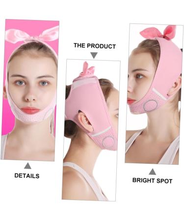FRCOLOR Double Chin Reducer Strap 1pc Thin Sash Belt Firming Strap Facemaks V Line Lifting - Lift Strap Skin Slimming Belt V Line Facial Lift Breathable Belt Graphene Printed Sheet Cute - Buy Online on GoSupps.com