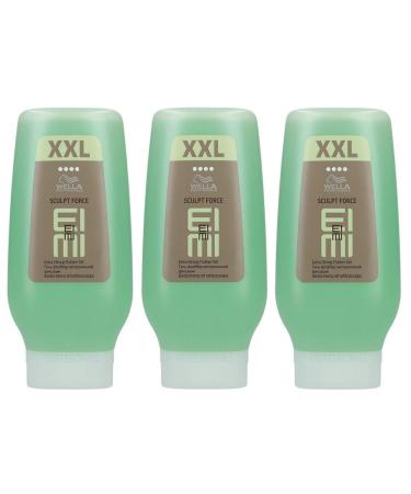 3er Flubber Sculpt Force Eimi Wella Professionals Extra strong gel XXL 250 ml - Buy Online on GoSupps.com