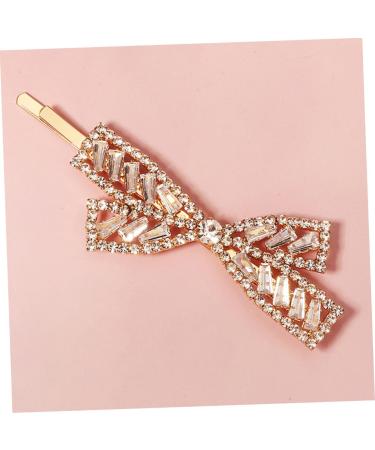 ifundom bow hairpin hair barrettes for women wedding hairpin hair clips for styling bobby hair pin bowknot hairpin hair accessories for women wedding side clip bangs alloy bridesmaid - Buy Online on GoSupps.com