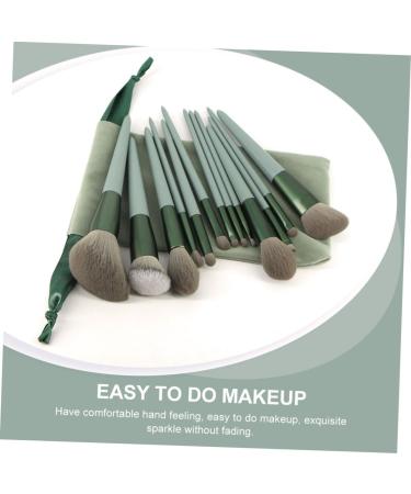 minkissy 1set Makeup Brush Set Loose Powder Wooden Foundation Brush Professional Makeup Brush Smudge Brush Highlight Brush Green Powder Portable Miss Wooden Handle Mix Paint - Buy Online on GoSupps.com
