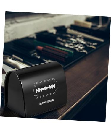 Lurrose 4-Piece Blade Storage Box | Safe Razor Blade Waste Container | Durable Autumn Iron Storage Case for Men - Buy Online on GoSupps.com