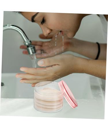 Buy Minkissy Loofah Facial & Body Cleansing Sponge Pad | Exfoliating Makeup Applicator & Bath Scrubber | Yellow 8x8x0.6cm - International Shipping Available - Buy Online on GoSupps.com