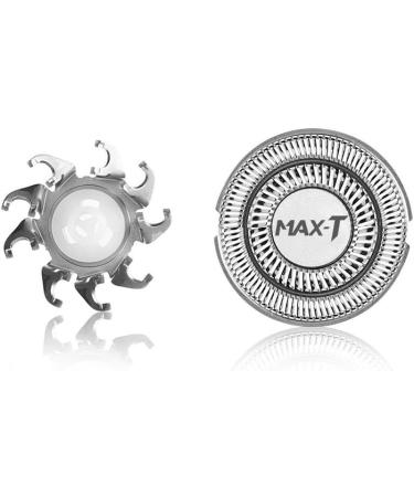 MAX-T Electric Shaver Replacement Heads for RM 8101 - High-Quality Shaving Heads in White | International Shipping Available - Buy Online on GoSupps.com