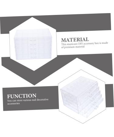 FRCOLOR Box Drawer Storage Box Nails Accessories Desk Attachment Nails Decoration Storage of Jewellery Beads Organiser for Nail Tips Container for Nail Tips Dog P.s - Buy Online on GoSupps.com