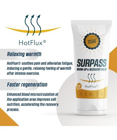 Surpass Athlete Warm-up & Recovery Balm | Boost Muscle Warmth & Circulation | Enhanced Performance Rub | Ideal Pre & Post Workout (6.76oz) - Buy Online on GoSupps.com
