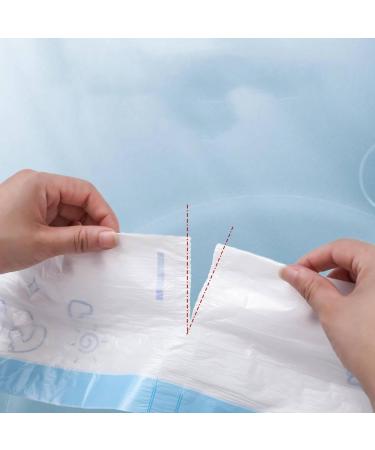 Cartoon household household thickened garbage bag kitchen bathroom drawstring dot break portable garbage bag blue 100pcs 45*50 - Buy Online on GoSupps.com