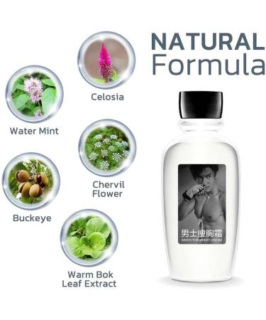 Chestdefy Gynecomastia Reduction Massage Oil & Tightening Cream - Breast Reduction for Men (2PCs) | Effective Solution for Gynecomastia - Buy Online on GoSupps.com