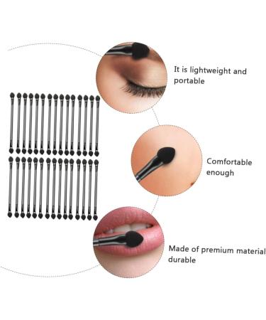 FOMIYES 90 Pcs Double Ended Eyeshadow Brush Blush Double Sided 12x1cmx3pcs Blackx3pcs - Buy Online on GoSupps.com