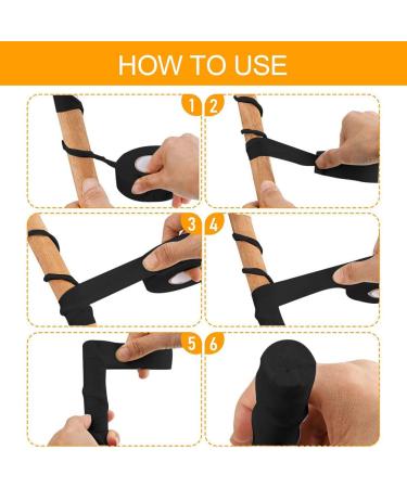 Qeeroyo 25m Ice Hockey Handle Band - Anti-Slip Grip Sports Tape for Hockey Rackets Durable Black Racket Strap - Buy Online on GoSupps.com