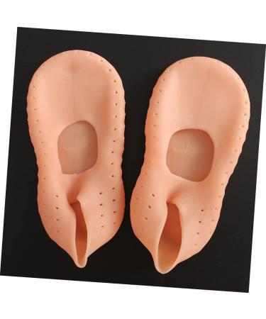 Beaupretty 2 Pairs Floor Socks Room Socks spa Gel Socks Silicone Socks Silicone Heel Protector Heel Socks for Cracked Heels Silicone moisturizing Socks SEBS Socks Keep Track Anti Slip Socks - Buy Online on GoSupps.com