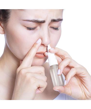 Qtynudy 20Piece Clear Small Empty Nose Bottle Reusable Fine Mist Sprayers for Travel 10ML - Buy Online on GoSupps.com