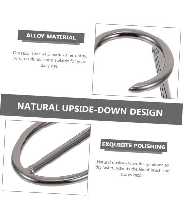 Ipetboom Razor Holder Stand for Men | Safety Razor Organizer | Stylish Vertical Storage for Straight Razors & Brushes | Perfect Grooming Accessory - Buy Online on GoSupps.com